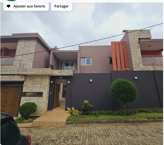 🏡 À vendre — Duplex de 9 pièces | Abidjan Riviera 4 Cité blanche